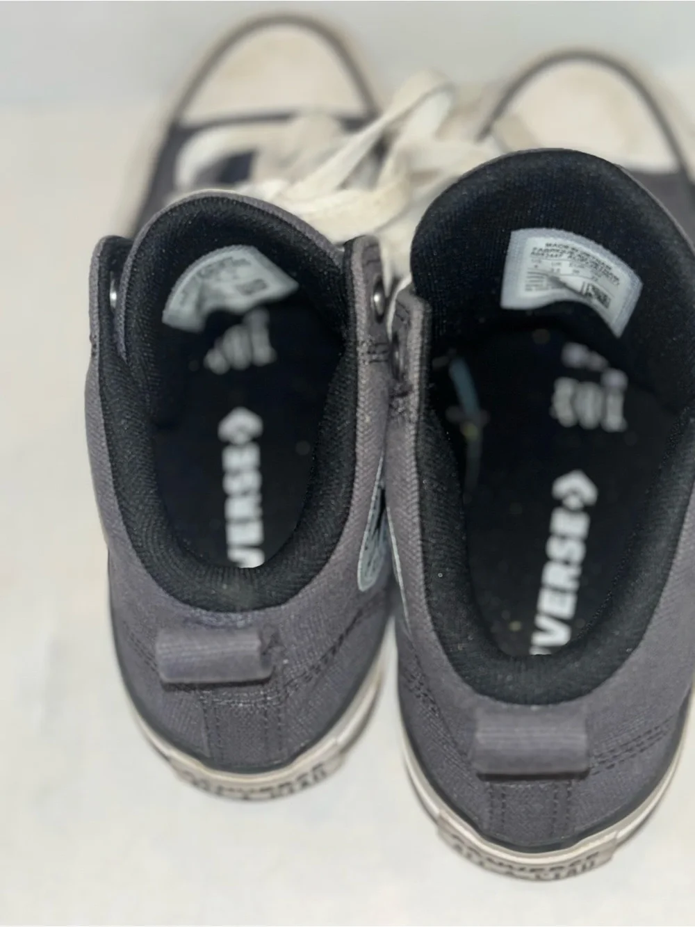 Converse Kids Low-Top Sneakers in Black and White